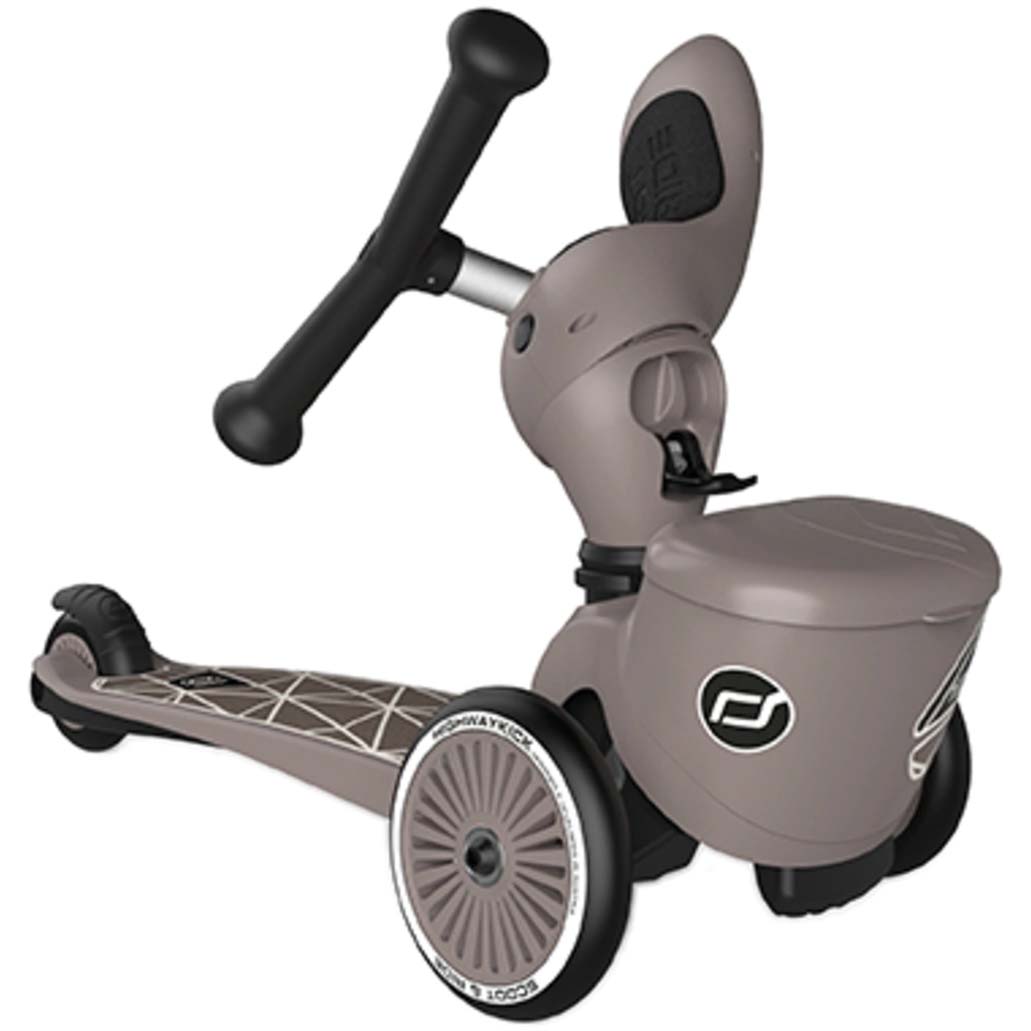 Scoot and Ride Highway Kick 1 Lifestyle Kids Scooter - Brown Lines