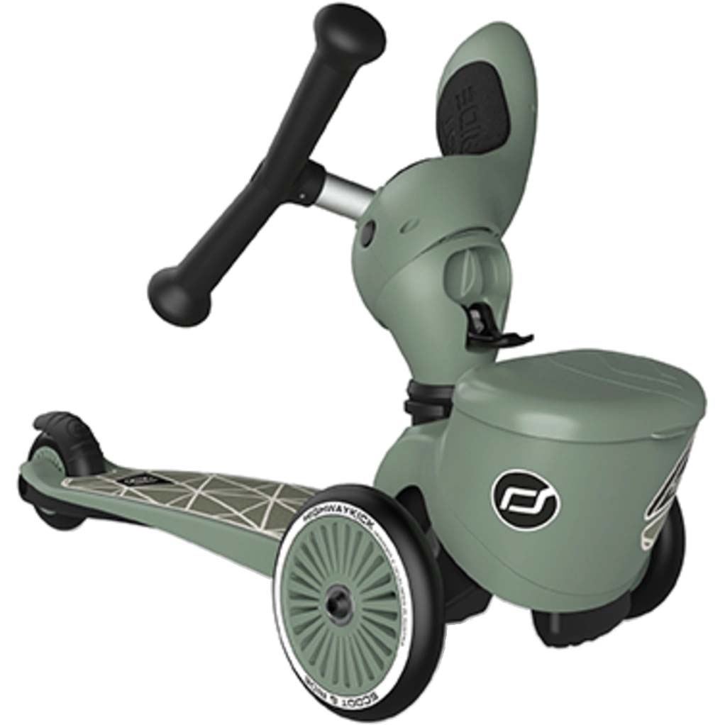 Scoot and Ride Highway Kick 1 Lifestyle Kids Scooter - Green Lines