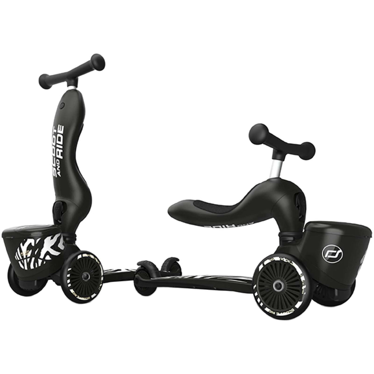 Scoot and Ride Highway Kick 1 Lifestyle Kid Scooter - Zebra