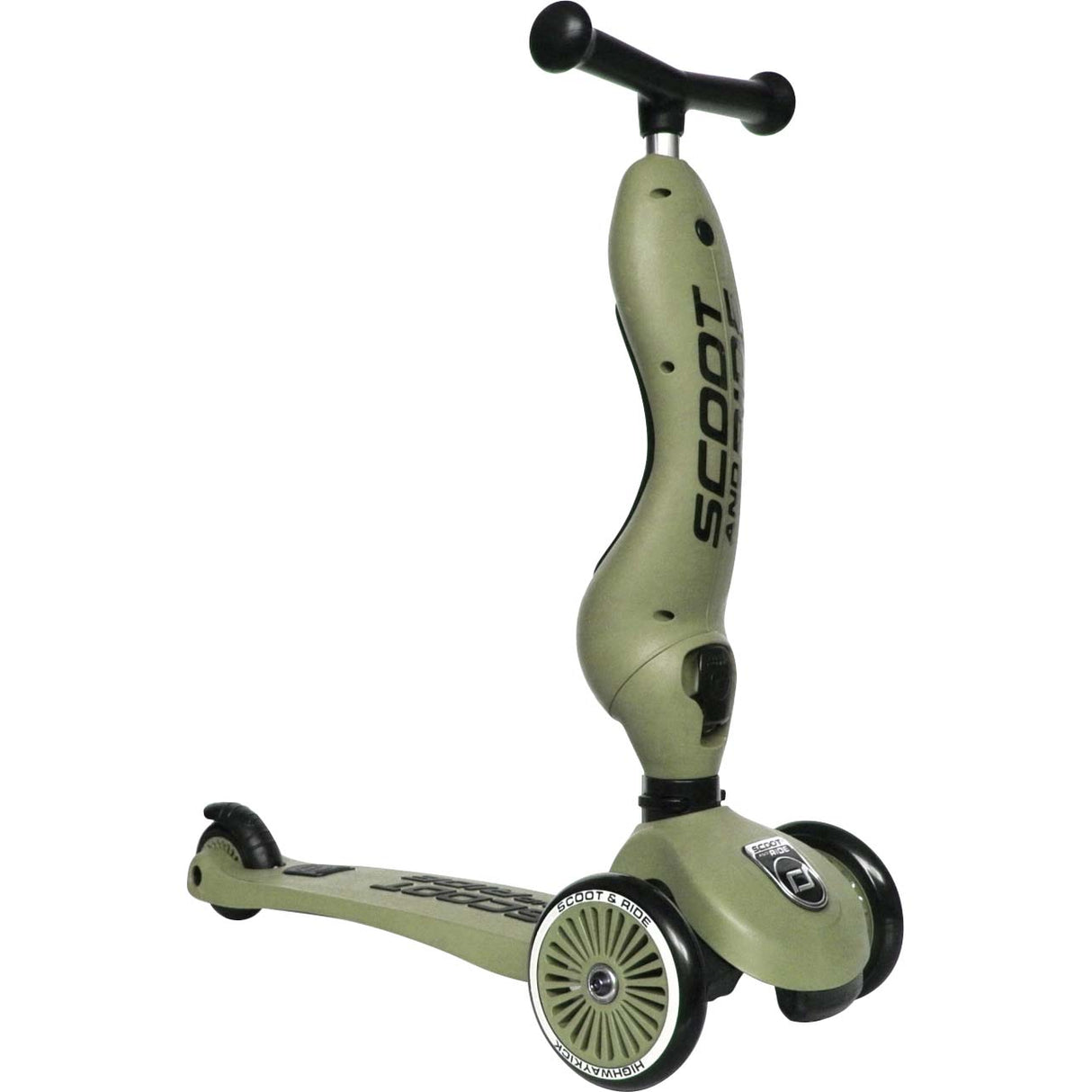 Scoot and Ride Highway Kick 1 Kids Scooter - Olive