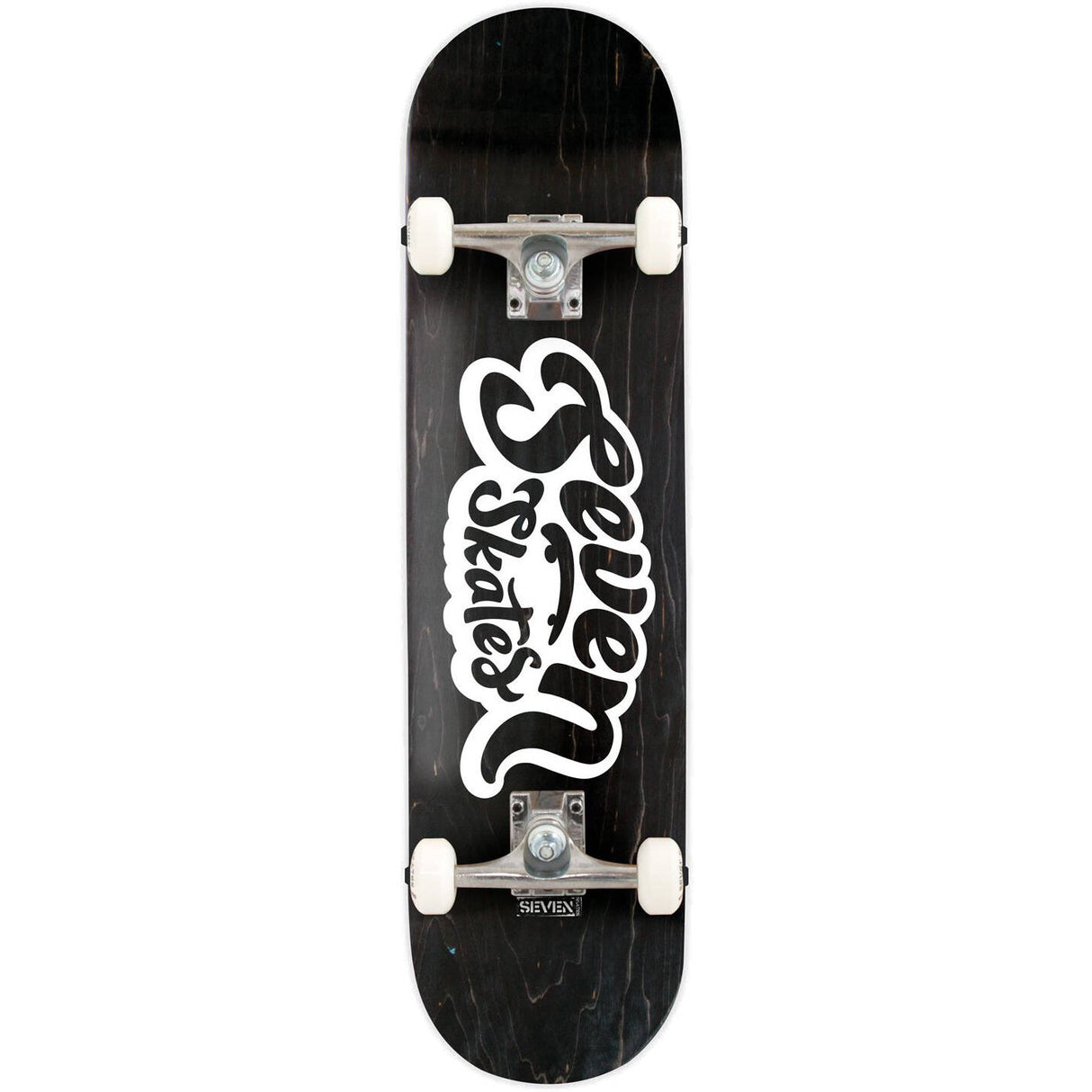Seven Basic Logo Complete Skateboard - Charcoal 7.8''