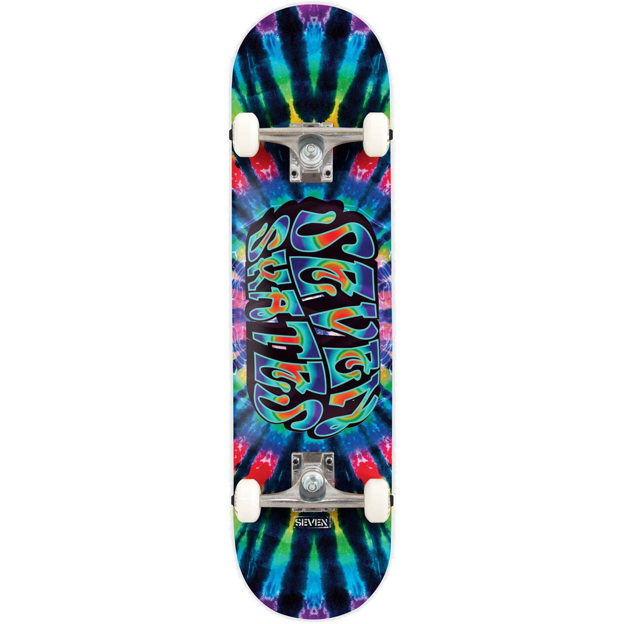 Seven Bright Lights Complete Skateboard - Tie Dye 7.8''
