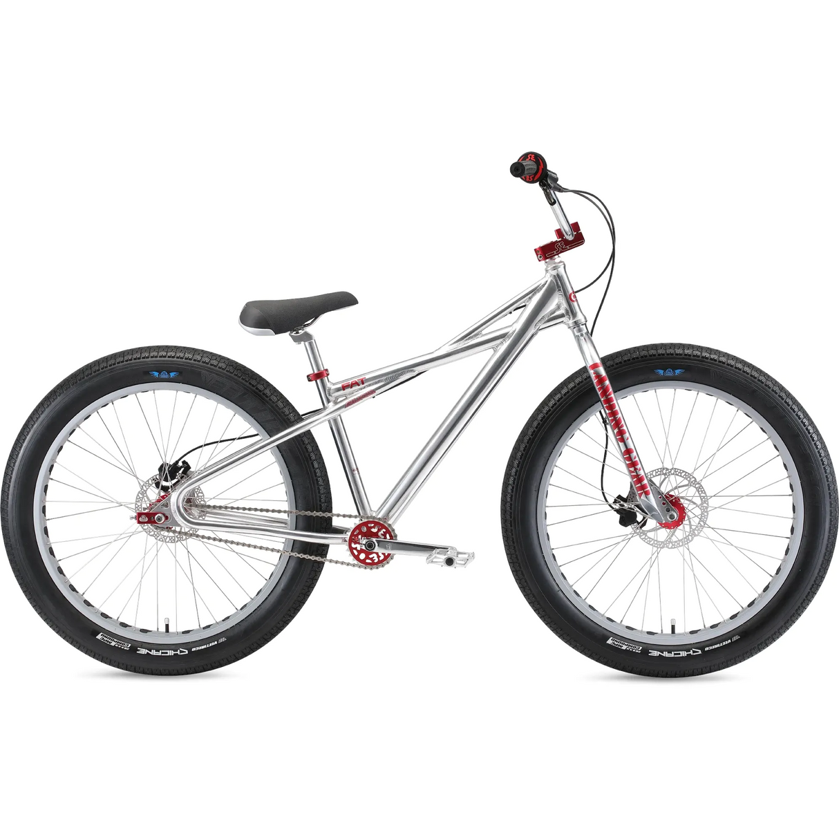SE Fat Quad 26'' 2021 Complete BMX - High Polish Silver
