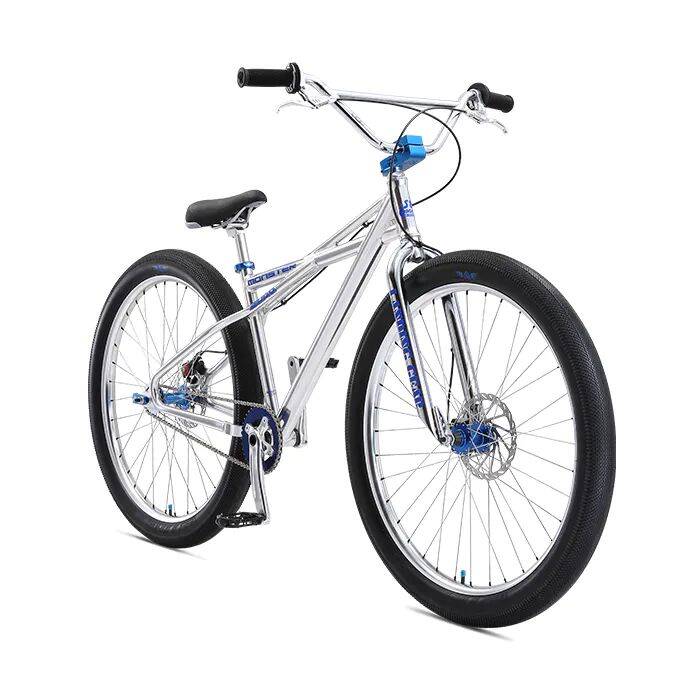 SE Monster Quad Complete BMX - High Polish Silver