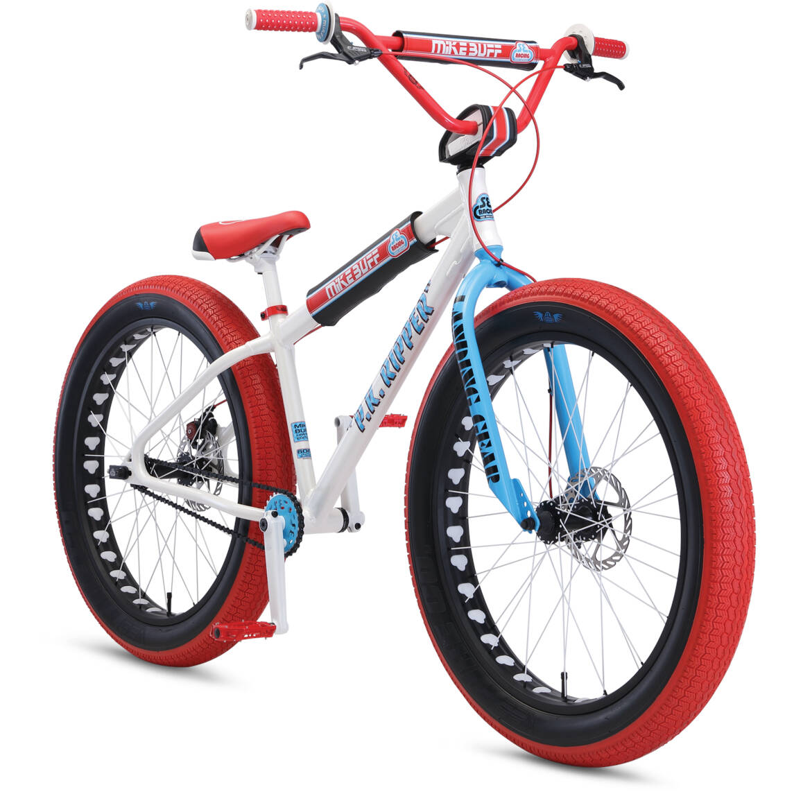 SE Mike Buff Fat Ripper 26'' Complete BMX - Red/White/Blue
