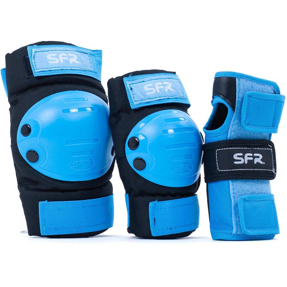 SFR Youth Ramp Triple Pad Set - Black/Blue