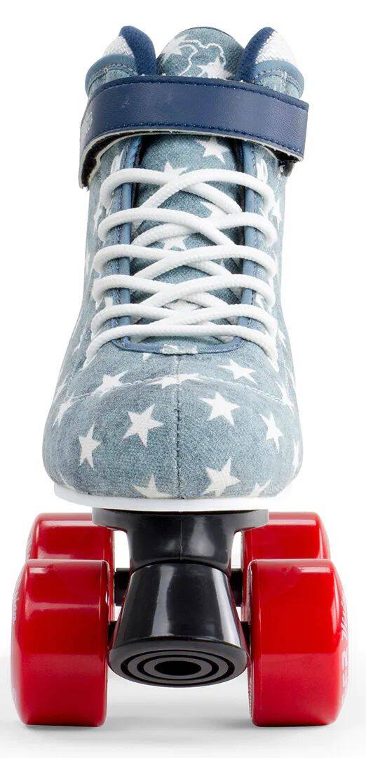 SFR Vision Canvas Quad Roller Skates - Jeans