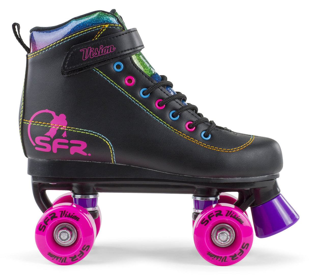 SFR Vision II Quad Roller Skates - Rainbow