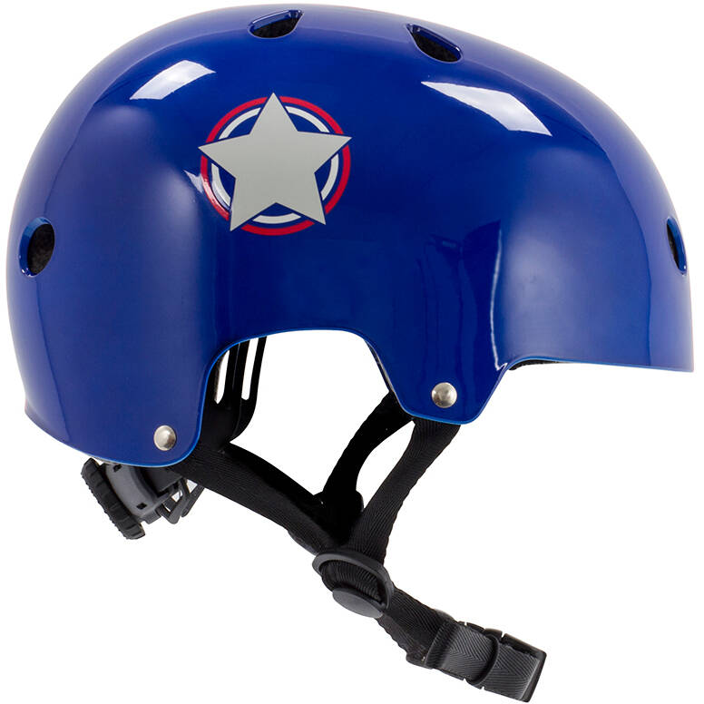 SFR Adjustable Kids Helmet - Blue/Silver (XXXS-XS / 46-52cm)