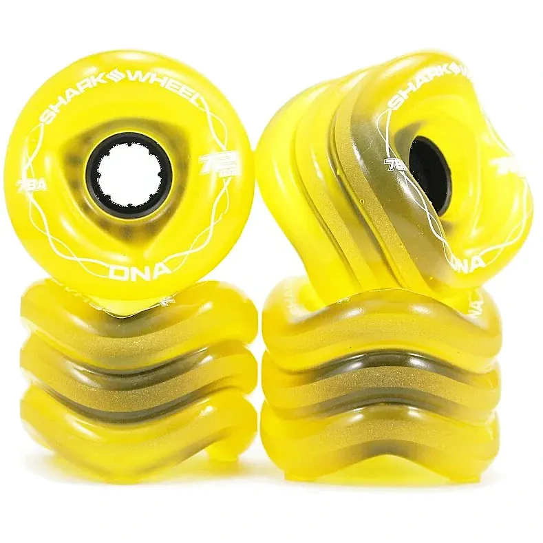Shark DNA 72mm 78a Longboard Wheels - Amber