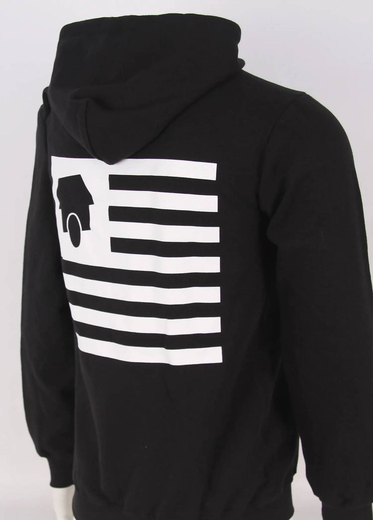 SkateHut StateHut Pullover Hoodie - Black/White