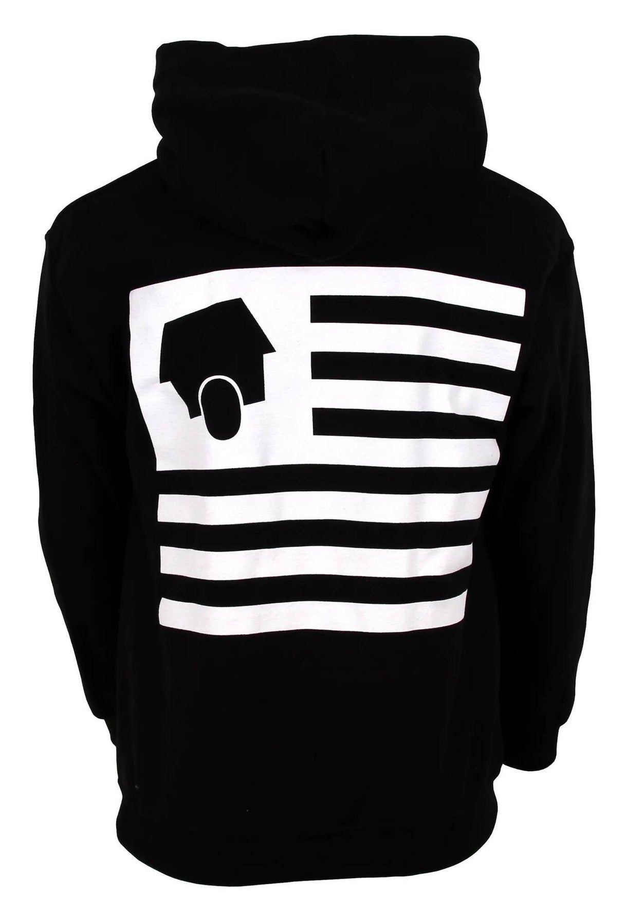 SkateHut StateHut Kids Pullover Hoodie - Black/White