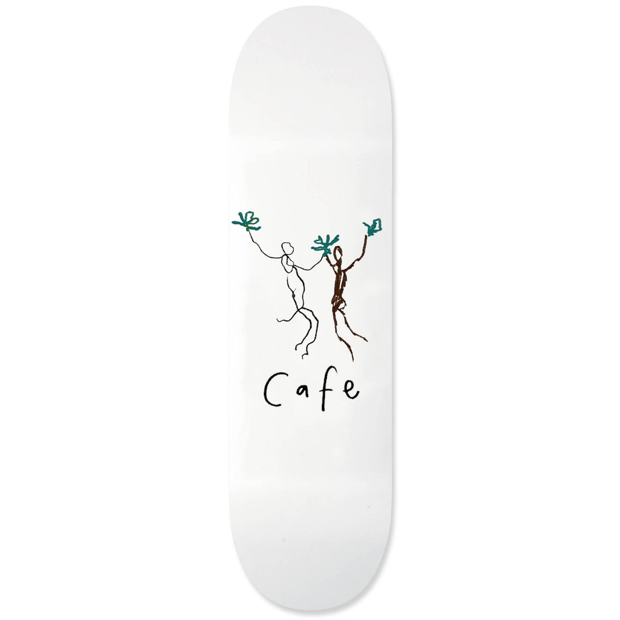 Skateboard Cafe Unity Skateboard Deck - White 8.25''