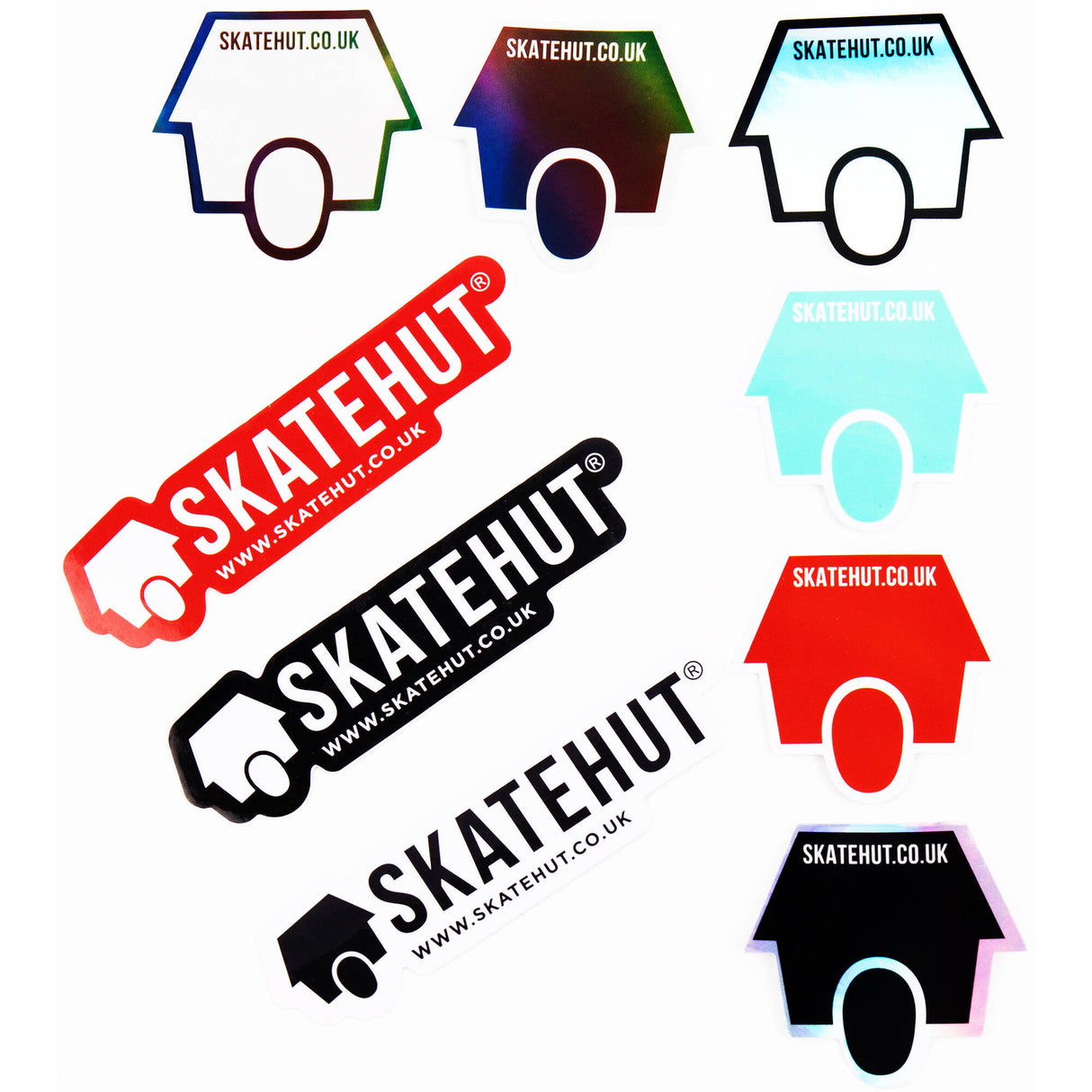 SkateHut Logo Sticker Pack - Multi