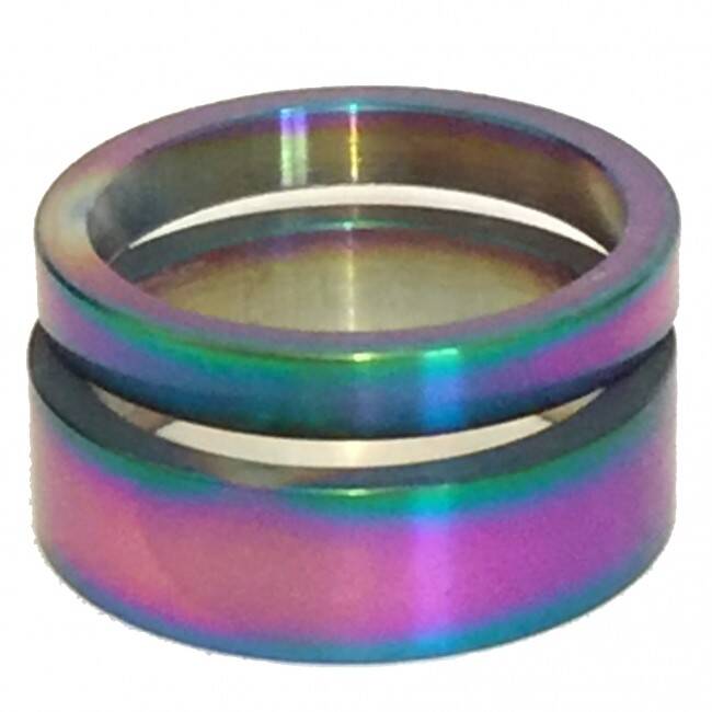 Skatehut Headset Spacer Set - Neochrome