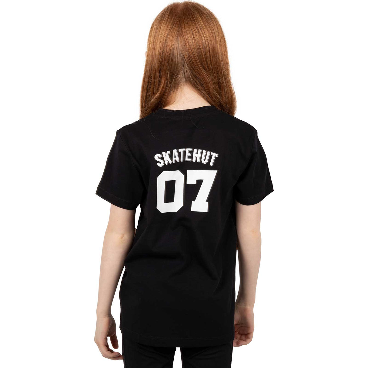 SkateHut Organic 07 Kids T Shirt - Black