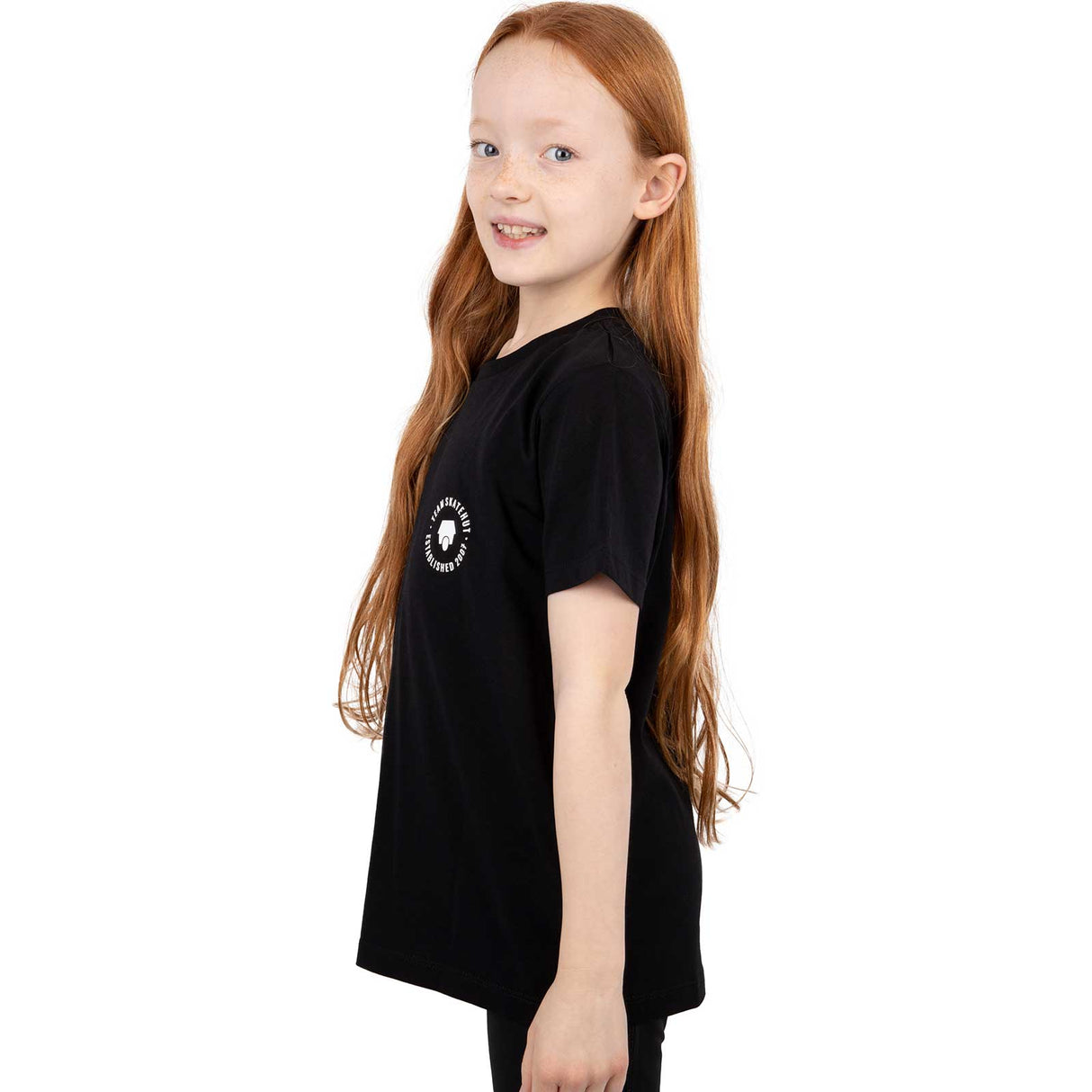 SkateHut Organic 07 Kids T Shirt - Black