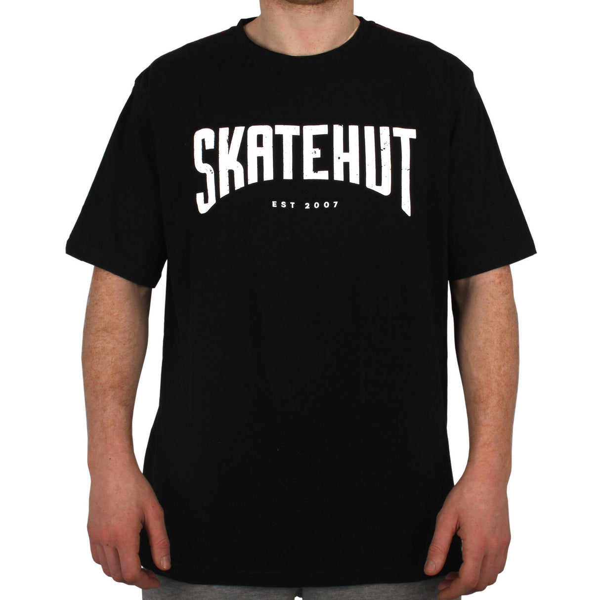 SkateHut Arc T Shirt - Black Large