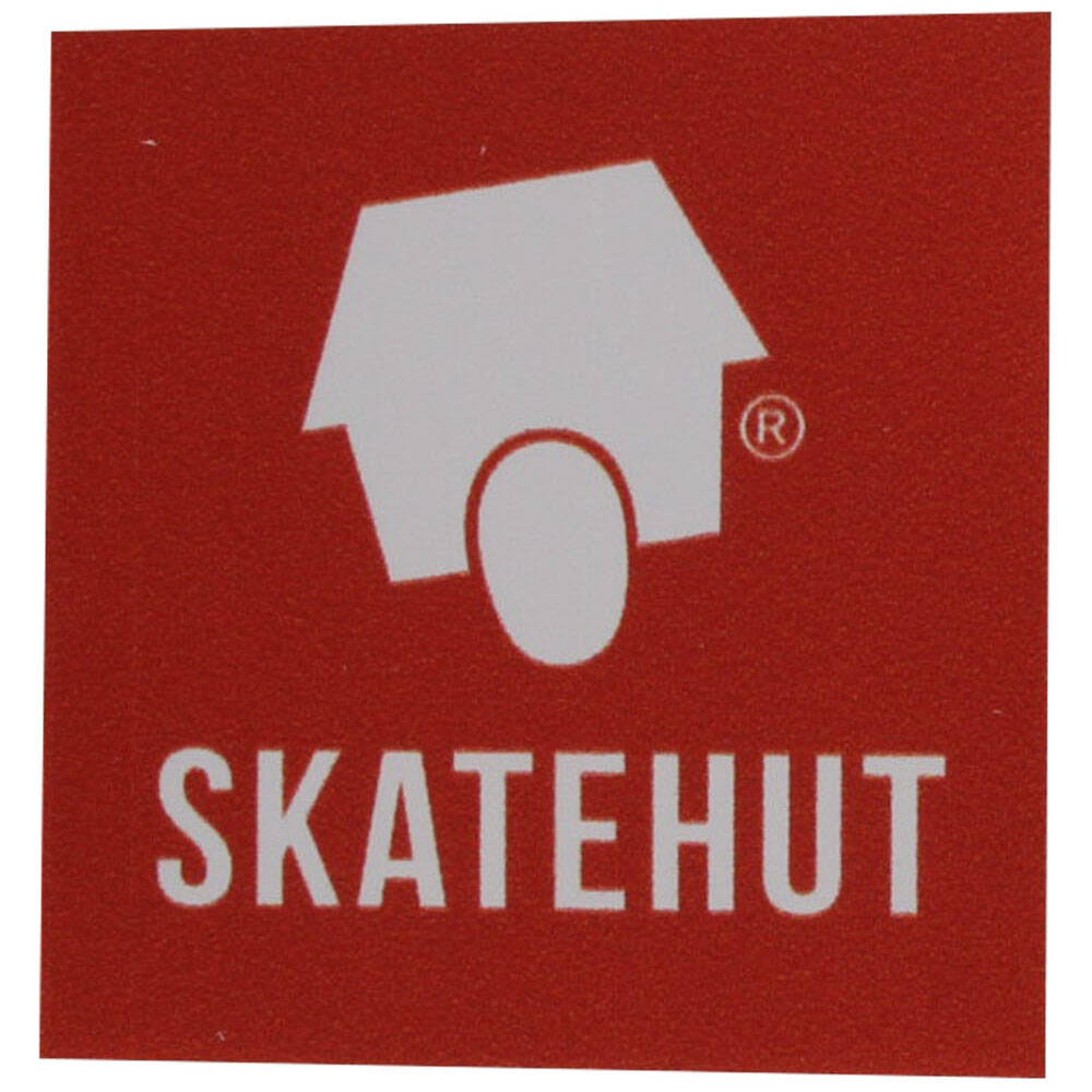 SkateHut Square Logo Sticker - Red