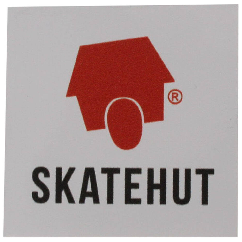 SkateHut Square Logo Sticker - White