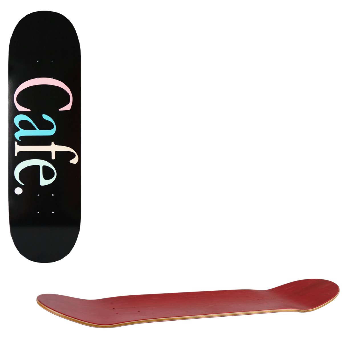Skateboard Cafe Wayne Skateboard Deck - Black 7.75''