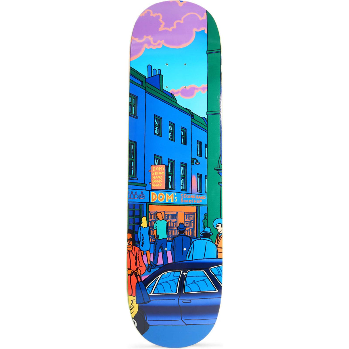 Skateboard Cafe High Street Skateboard Deck - Dom's Secondhand Bookshop 8.375"