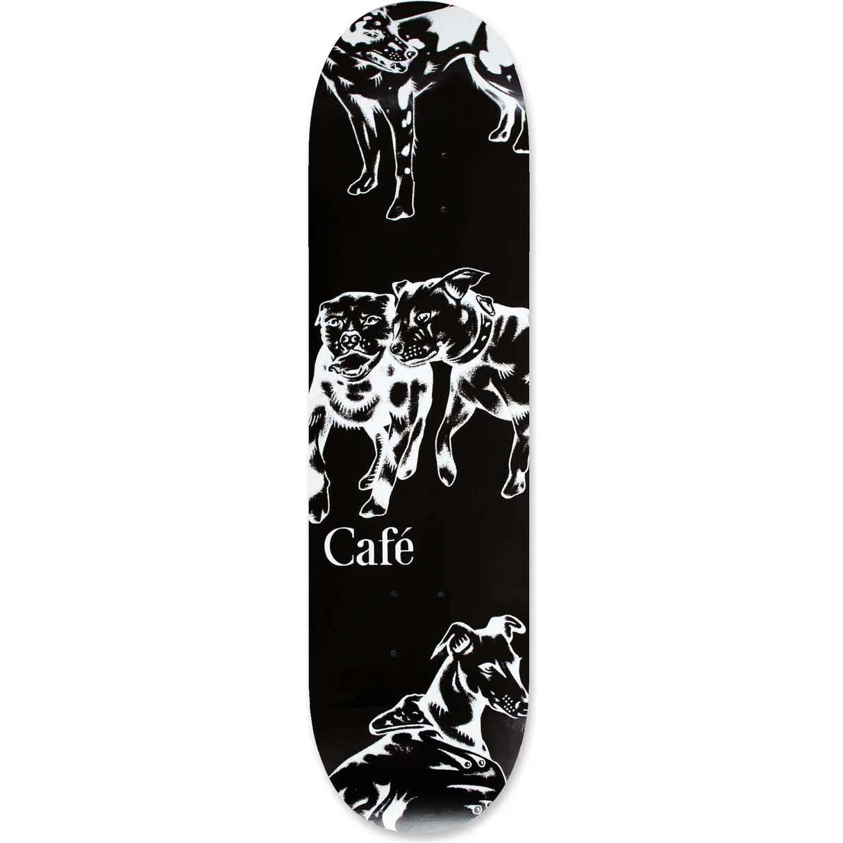 Skateboard Cafe Pooch Skateboard Deck - Black 8.5"