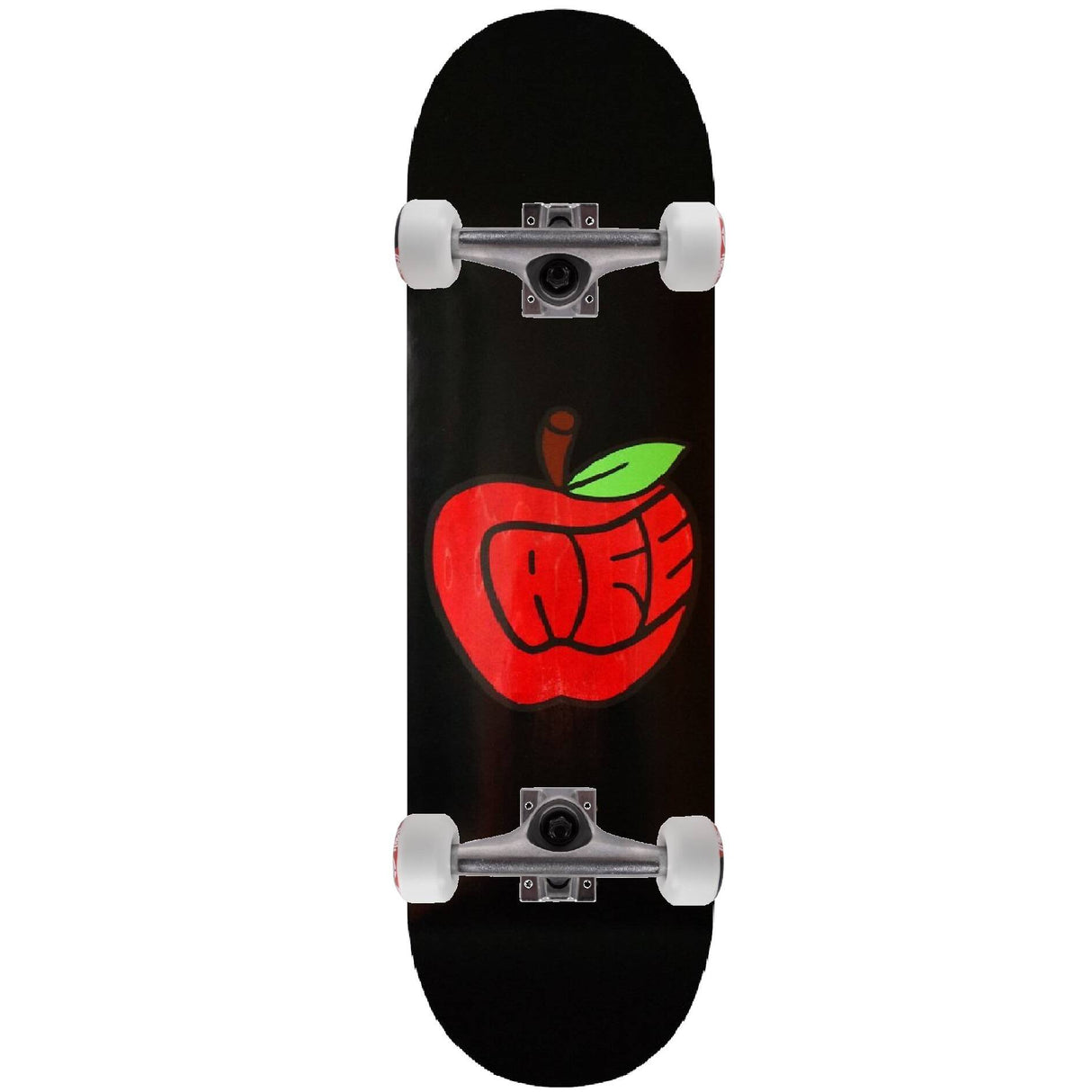 Skateboard Cafe Pink Lady Custom Skateboard - Black/Red 8.375"
