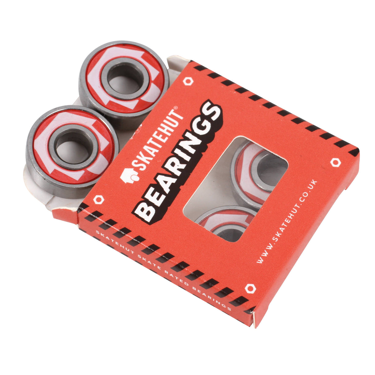 SkateHut Abec 3 Carbon Rated Bearings (Pack of 4)