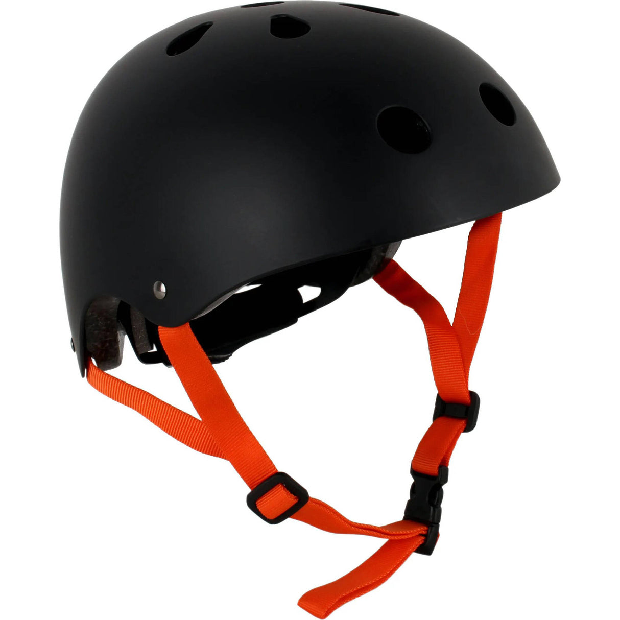 SkateHut Pro Helmet - Matte Black/Red