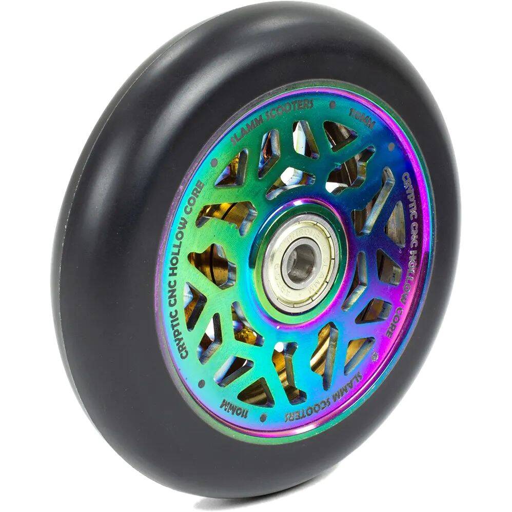 Slamm Cryptic Hollow Core Scooter Wheel 110mm - Neochrome