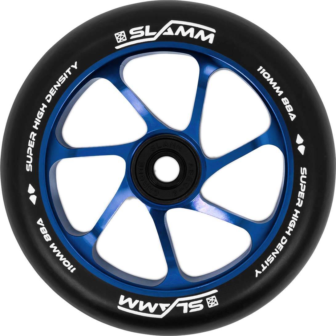 Slamm Team 110mm Scooter Wheel - Black/Blue