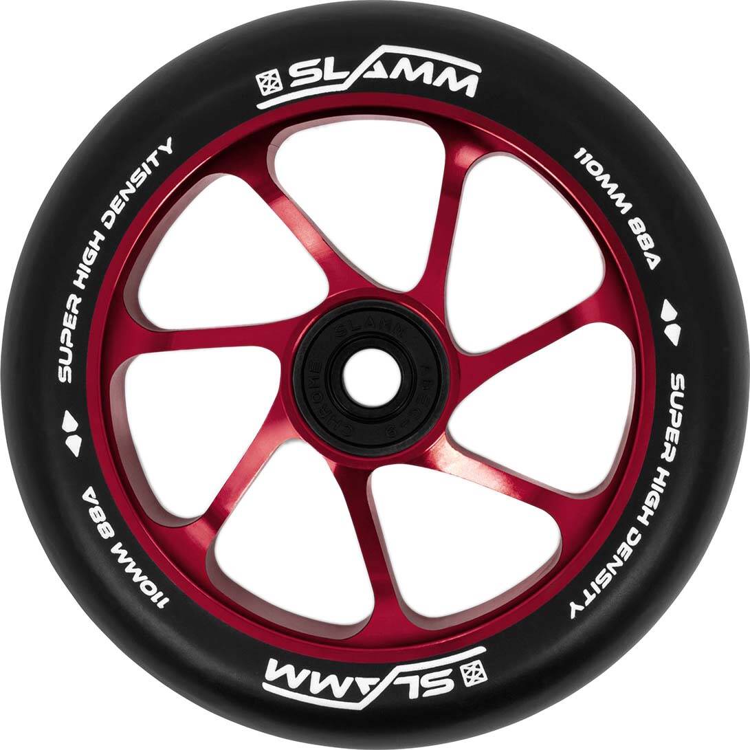 Slamm Team 110mm Scooter Wheel - Black/Red