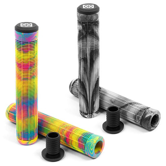Slamm Hold-Fast Swirl 165mm Bar Grips - Tropical