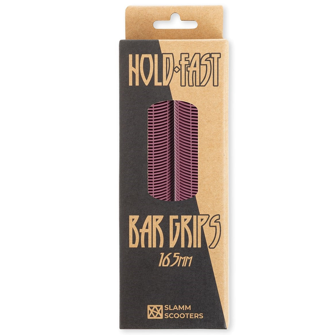 Slamm Hold-Fast 165mm Bar Grips - Raspberry