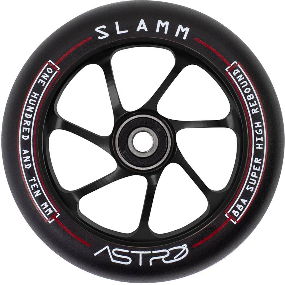 Slamm Astro 110mm Scooter Wheel - Black/Black