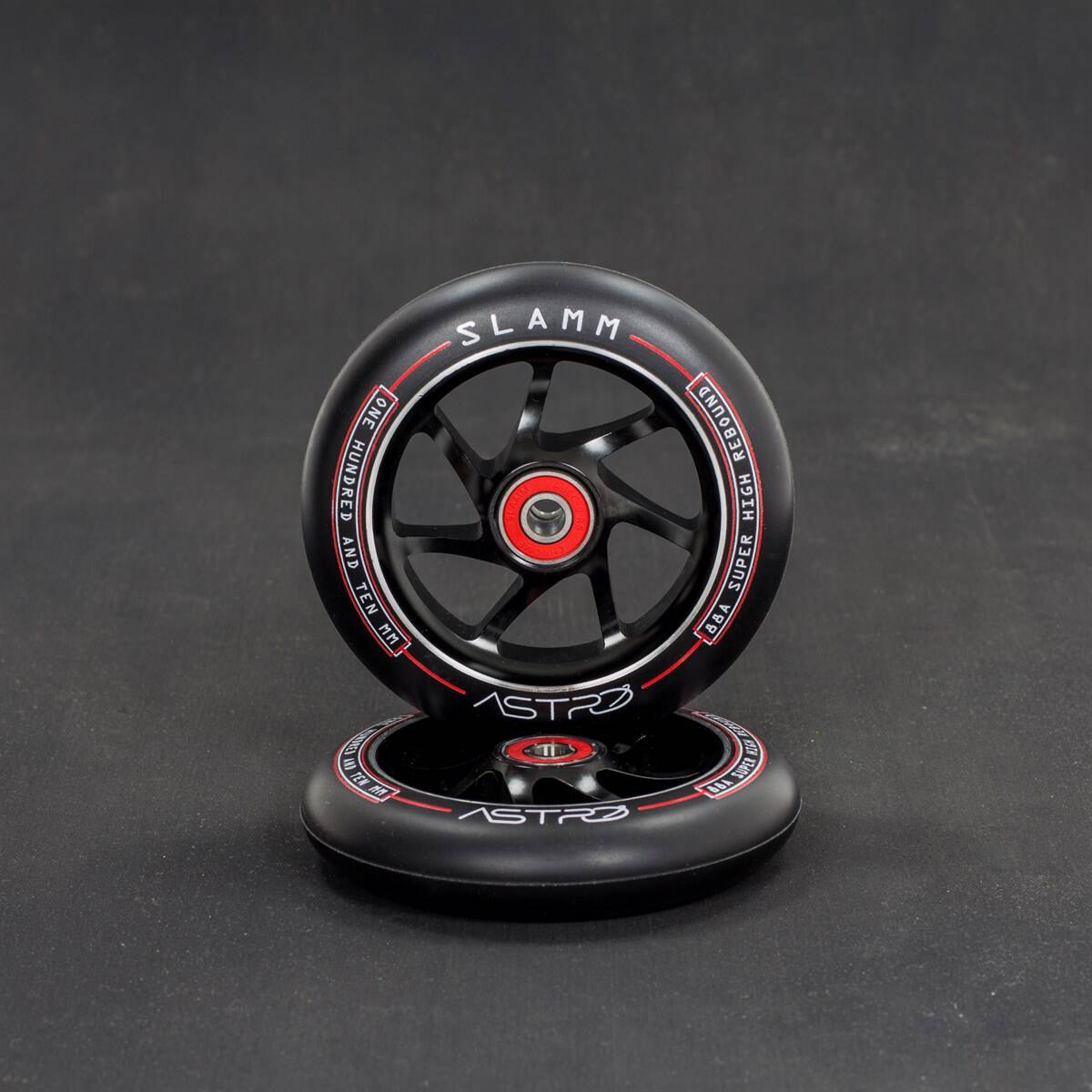 Slamm Astro 110mm Scooter Wheel - Black/Black