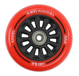 Slamm Nylon Core 100mm Wheel + Bearings - Black / Red