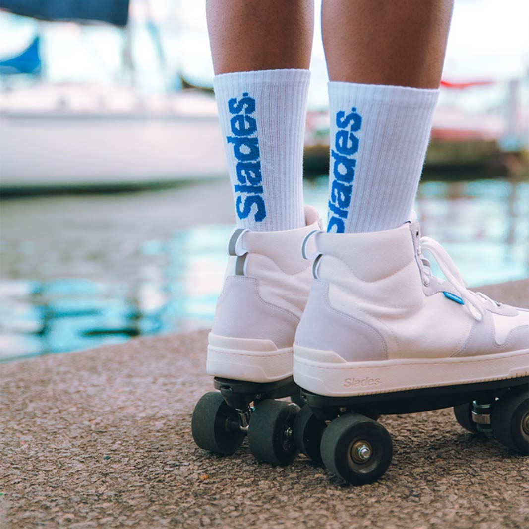 Slades Socks - White
