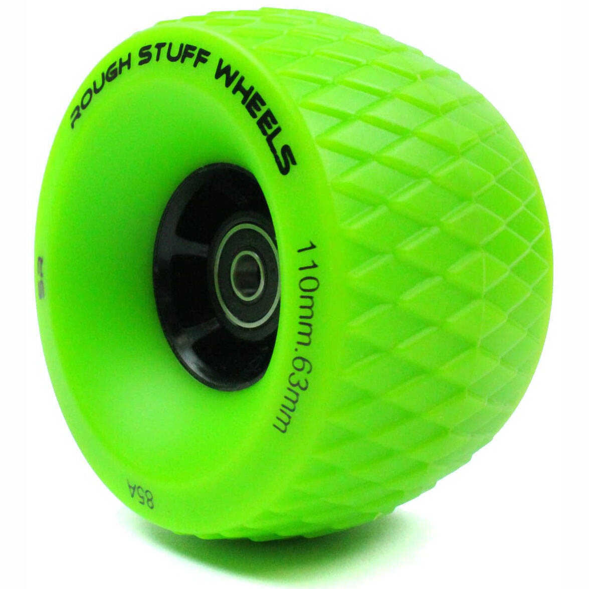 Slick Revolution Rough Stuff 85a Electric Skateboard Wheels (4 Pack) - Green