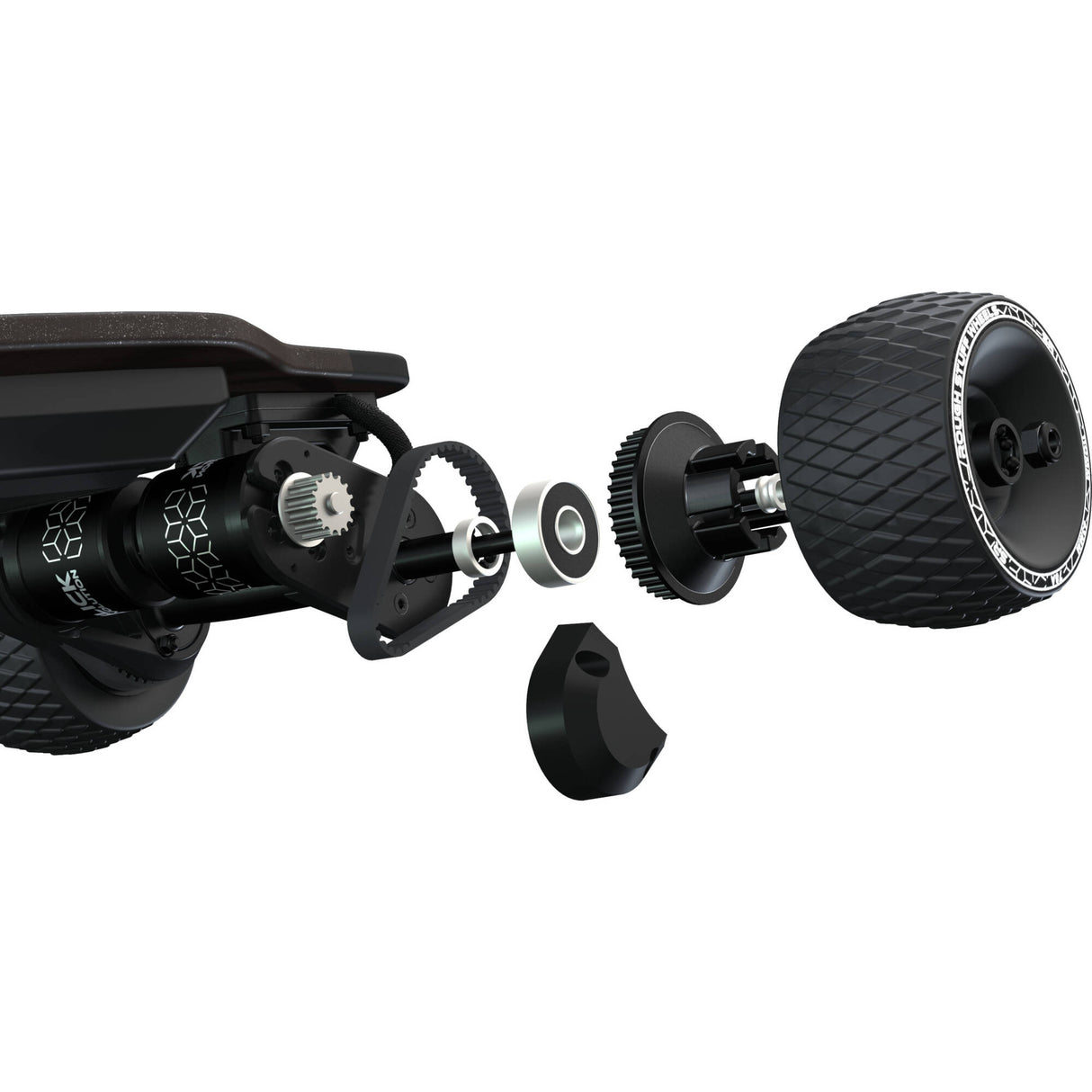 Slick Revolution Urban 80 (Rough Stuff Wheels) Electric Skateboard