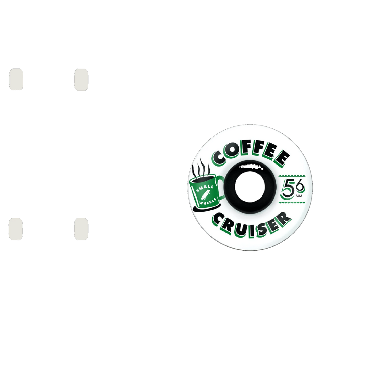 SML. Wheels Coffee Cruiser Forest Skateboard Wheels 56mm