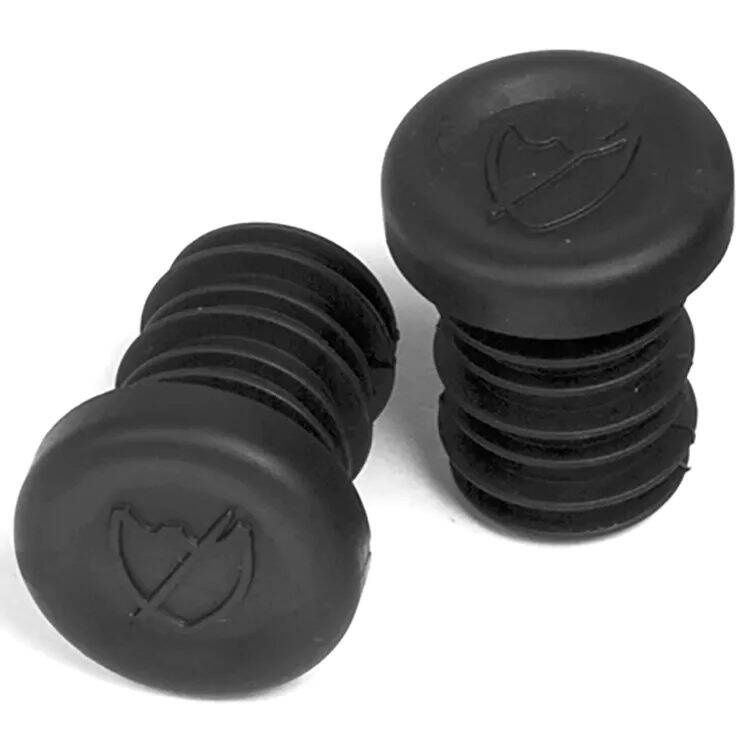 S&M Push-in End BMX Bar Ends - Black (Pair)