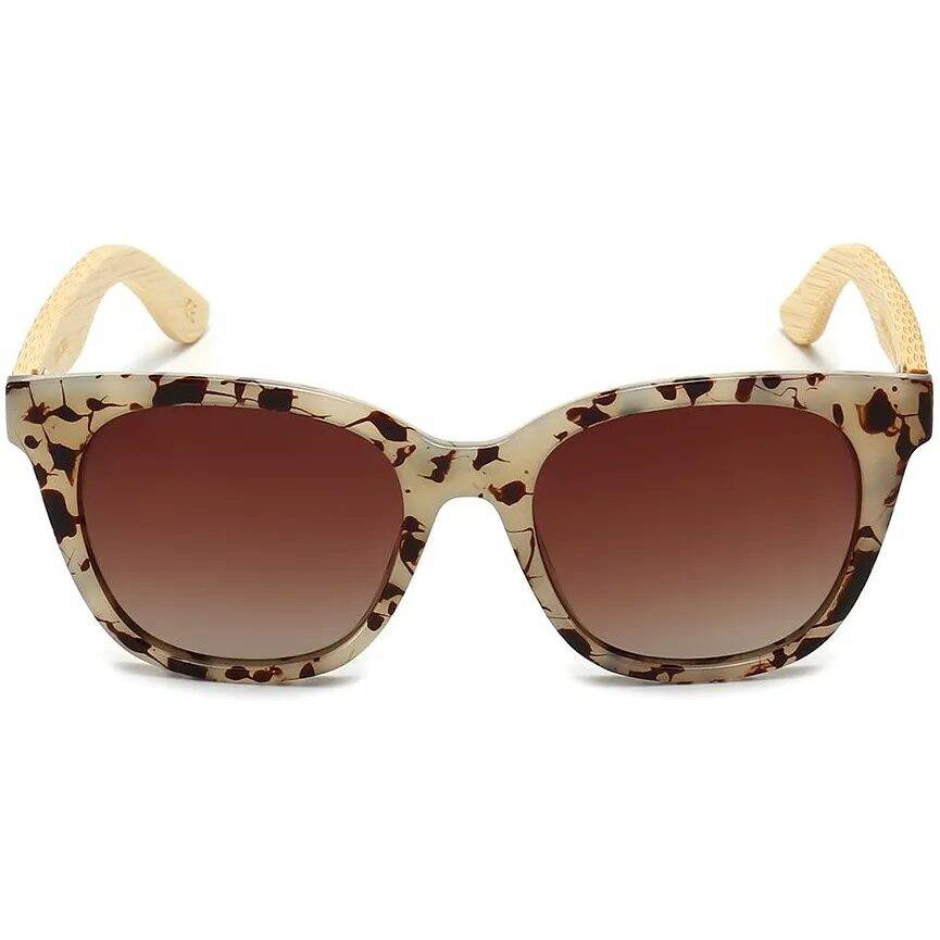 SOEK Lila Grace Polarized Sunglasses - Ivory Tortoise