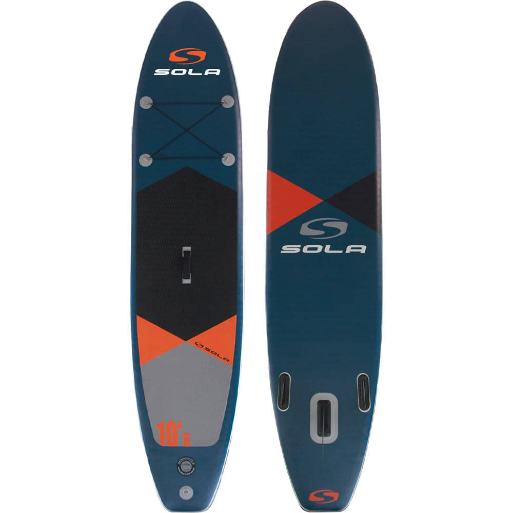 Sola 11'0 iSUP - Grey/Green/Orange