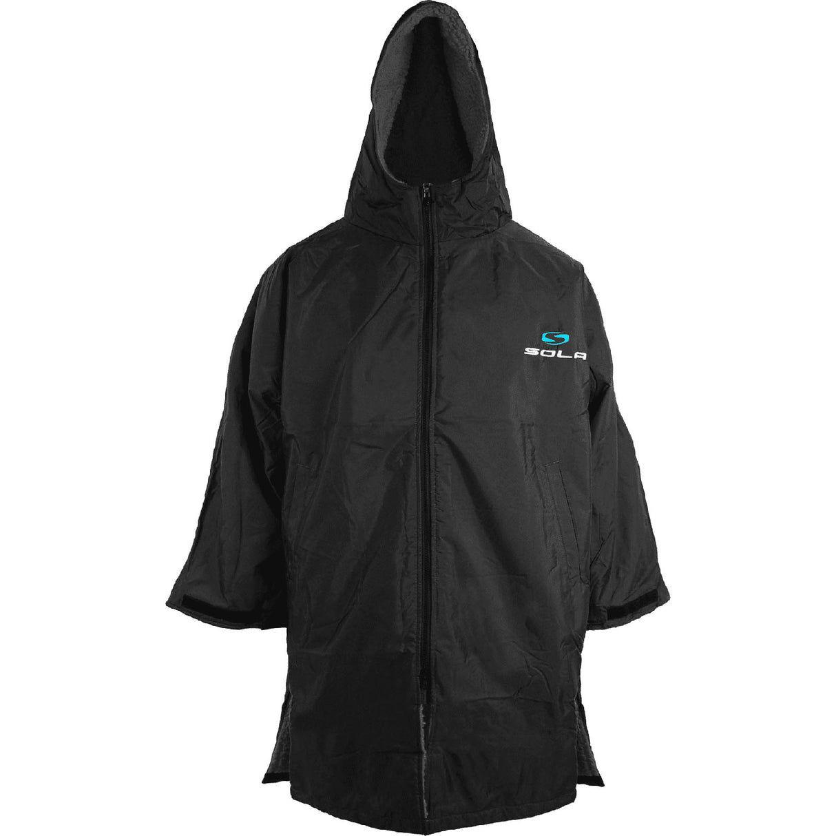 Sola Waterproof Changing Robe - Black/Blue