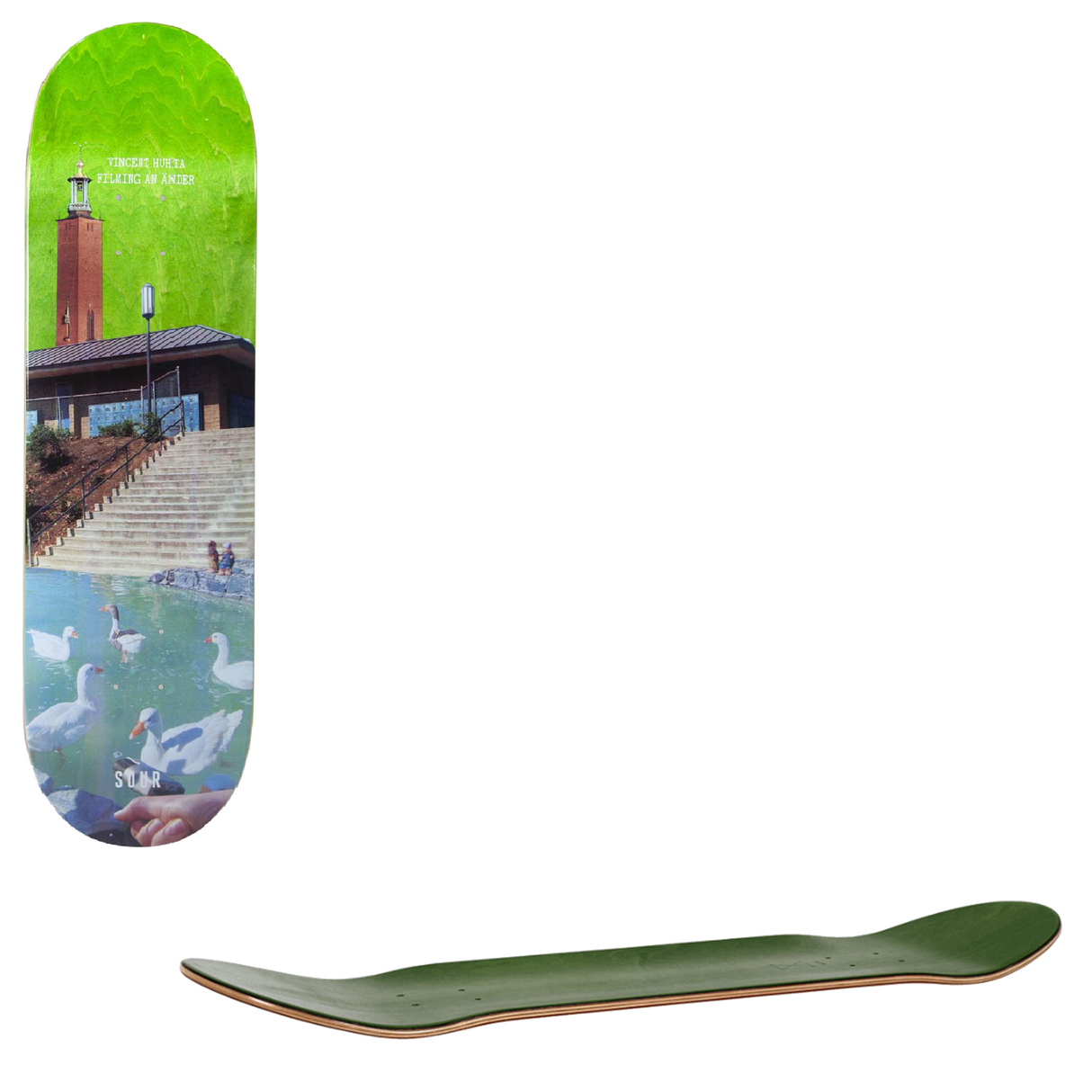 Sour Ander Skateboard Deck - Vincent 8"