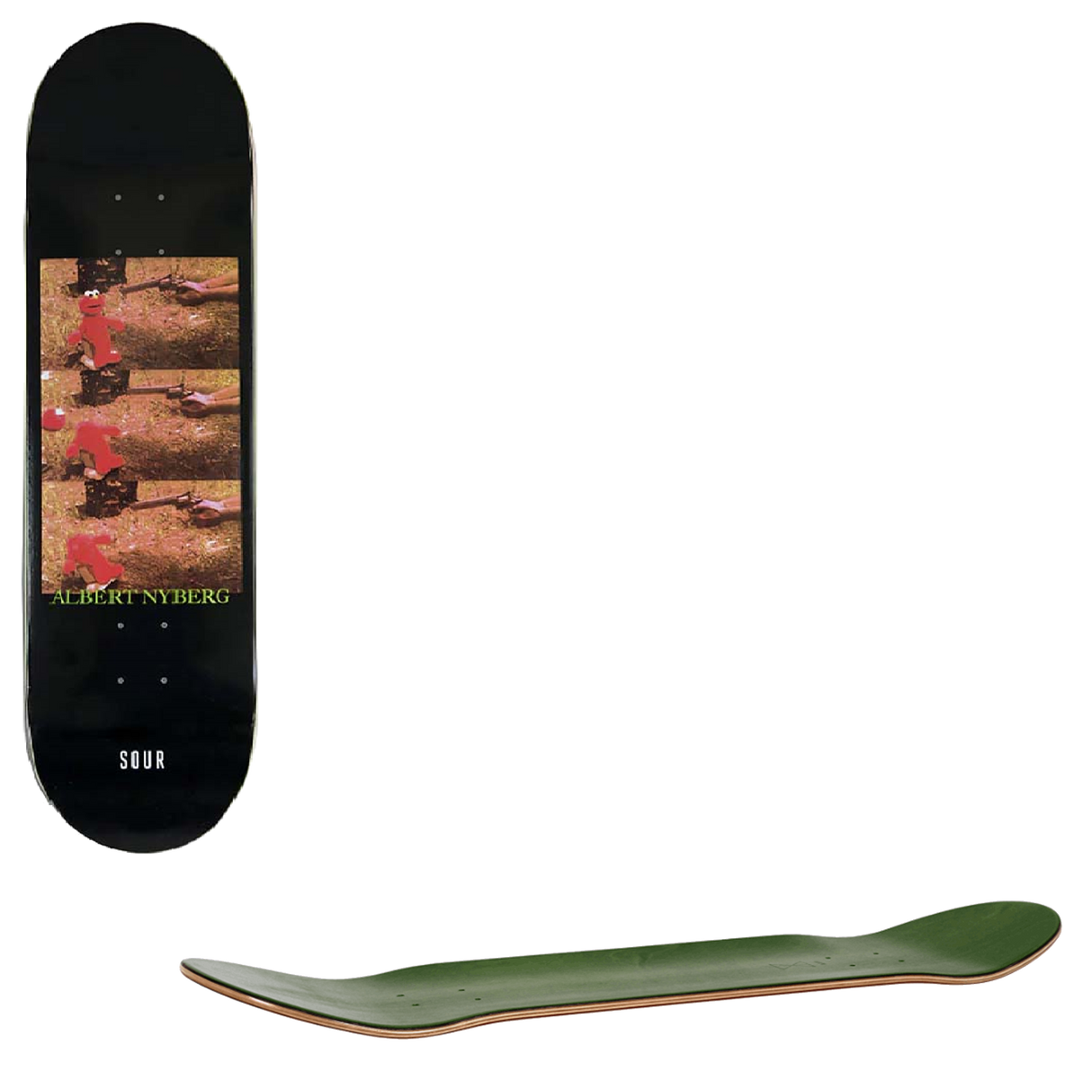Sour Solution Albert Death Skateboard Deck - 8.5"