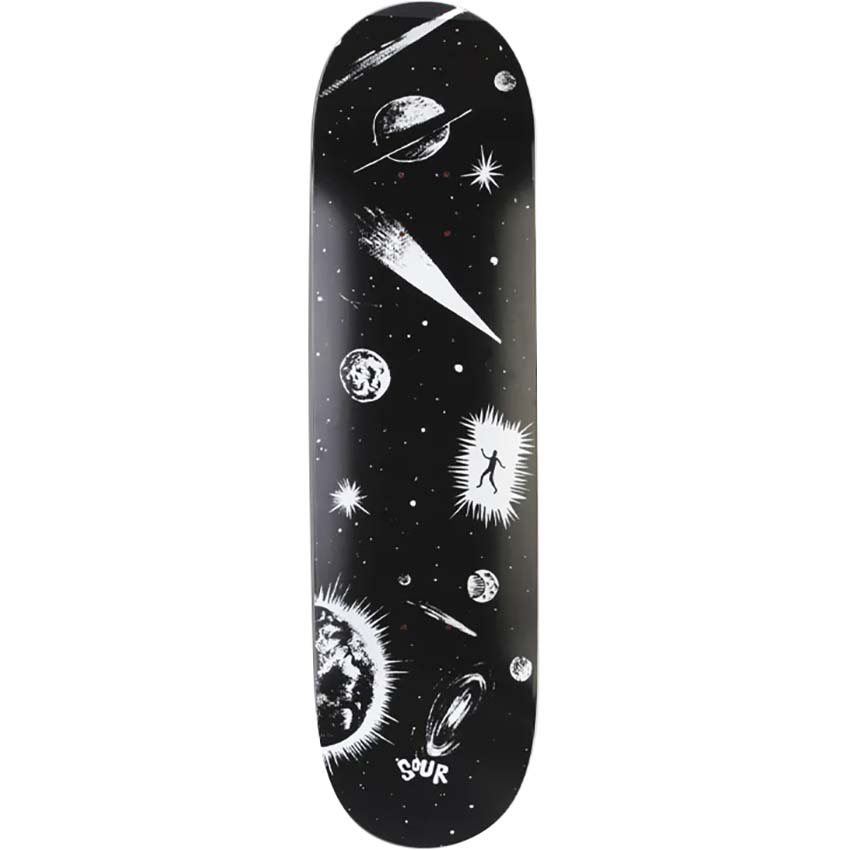 Sour Solution Space Black Hole Skateboard Deck - 8.25"