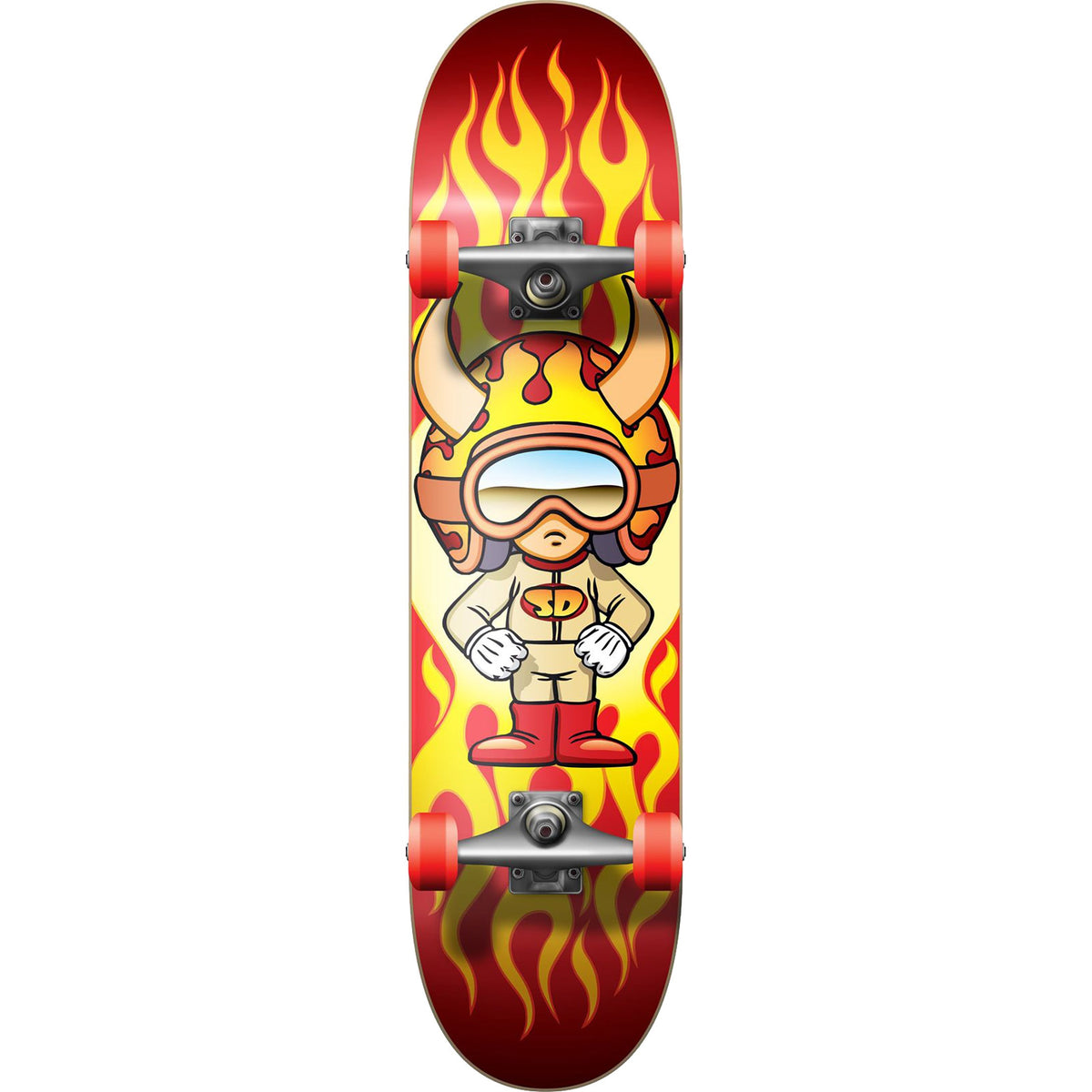 Speed Demons Hot Shots Mini Complete Skateboard - Multi 6.75"